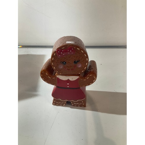 42 - Gingerbread lady biscuit jar