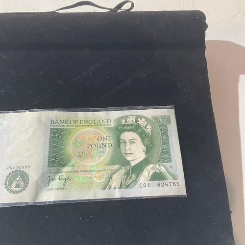 85 - Old one pound note in very good condition