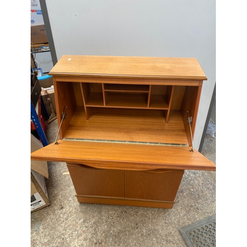 452 - Good condition mid century style writing bureau