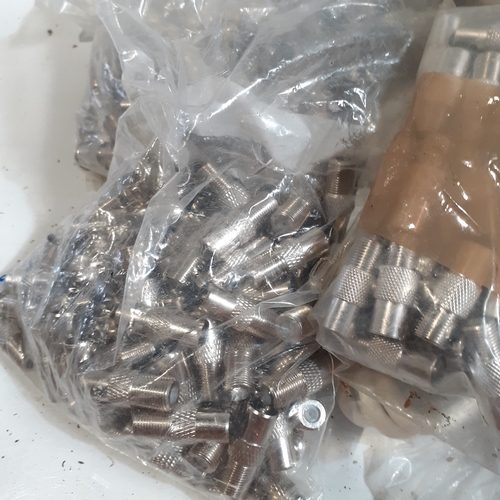 17 - Very large quantity of coax tv aerials . Bags of fittings . Mostly new, unused.