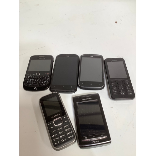 325 - Six phones as untested