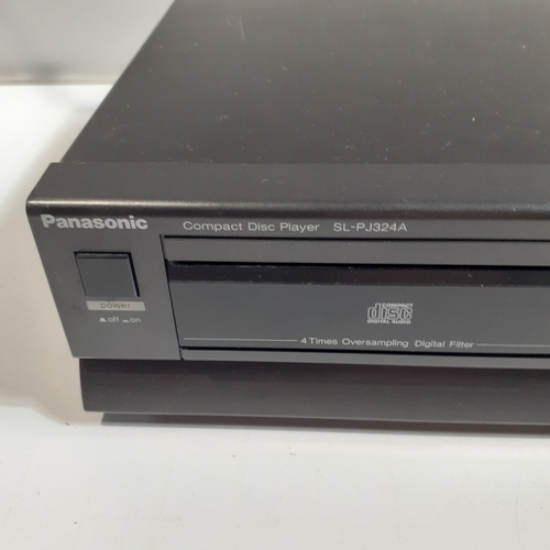 10 - Panasonic compact disc player model number SL-PJ324A. Tested and working.