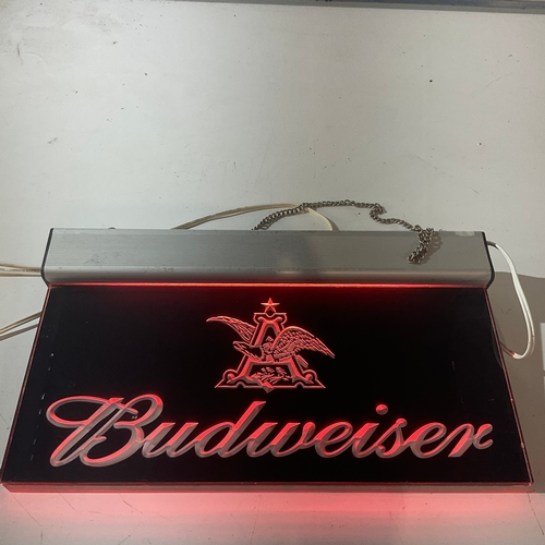 194 - A light up Budweiser sign