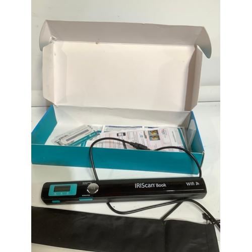 401 - Iriscan Book Executive 3, mobile scanner and OCR software.