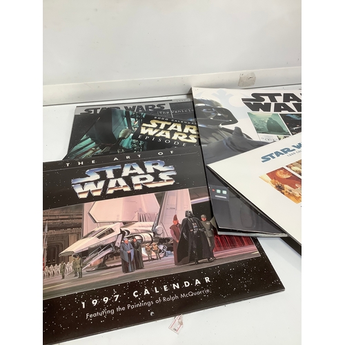 406 - Selection of Star Wars calendars