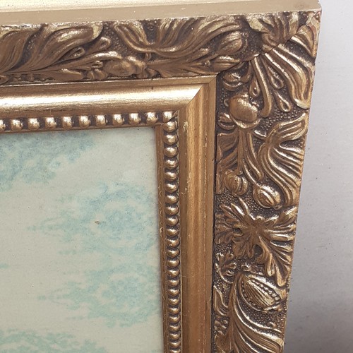 35 - Large quantity of picture frames - some with gold gilt & some with woven samplers