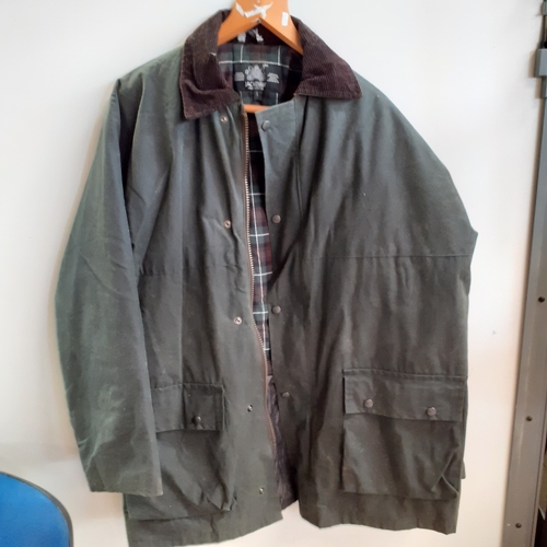 15 - Wax Jacket labelled Jackdaw. Size large. Looks hardly worn in very good condition.