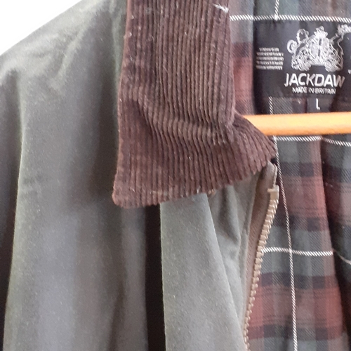 15 - Wax Jacket labelled Jackdaw. Size large. Looks hardly worn in very good condition.