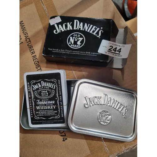 244 - Jack Daniel’s playing cards in a tin