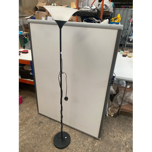 194 - Black floor standing lamp