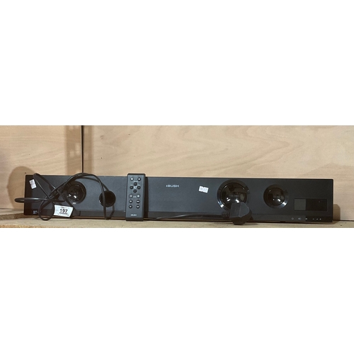 197 - Bush sound bar model, CBAR4 with remote