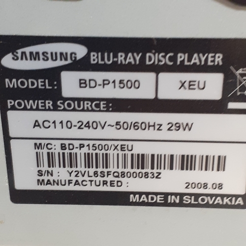 25A - Samsung BD - P1500 Blueray disc player. Working condition