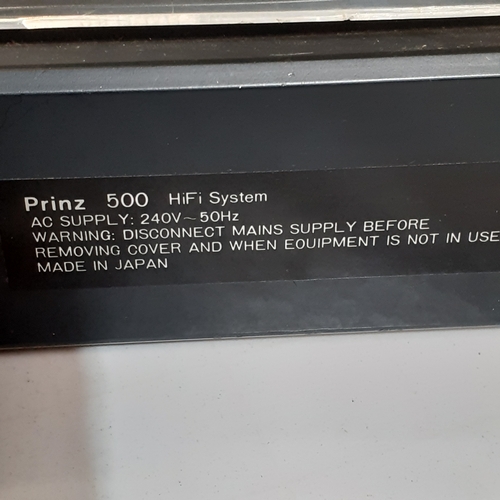 22A - Prinz RP500 semi automatic turntable. Clean condition.  Working order. Minor scuffs to casing