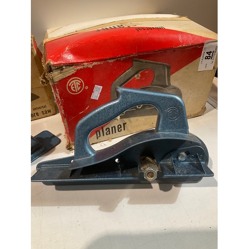 84A - Universal sabre saw plus universal planer