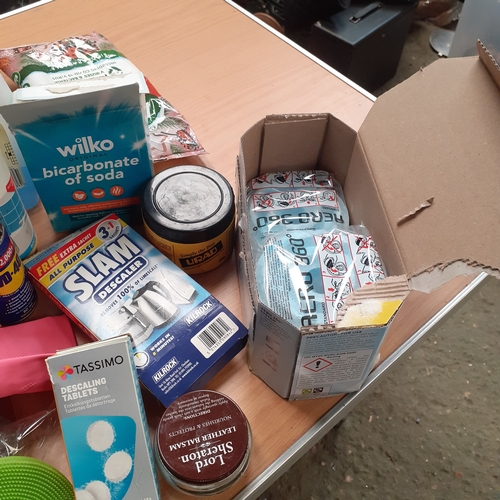 10 - Large quantity of household 'under the sink items'. Some part used and some new in packet. All very ... 