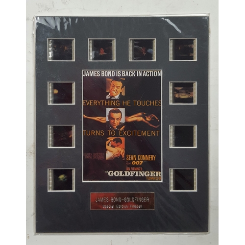 312A - Original film cells from the movie “Goldfinger”. Limited edition presentation print with 10 individu... 