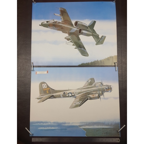 350A - Set of 10 posters of World War 2 Planes
Poster size: 25 inches wide by 20 inches high.
Planes are:
L... 