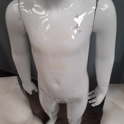 21 - Mannequins.  A boy and two busts. Good for purpose ...... light scratches/marks on surface