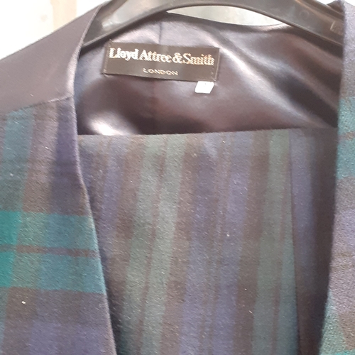 24 - Men's tartan waistcoat and trousers. Not quite matching but good condition. Waistcoat small and trou... 