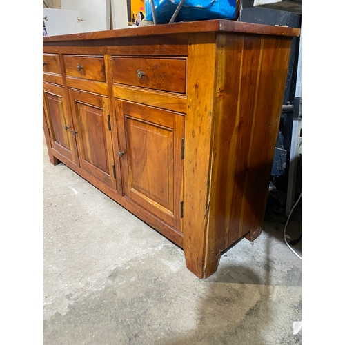 29 - Large 1.75m mango wood heavy sideboard unit