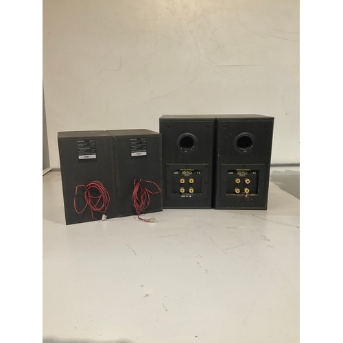 128 - A pair of Denon USC-C1 and a pair of mordaunt- short speakers