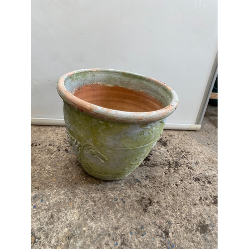 303 - Large decorative terracotta planter