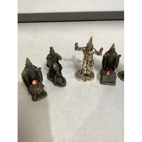 46 - Pewter mythical figures by Roy London & one other