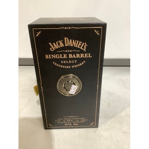 63 - Jack Daniel’s single barrel select whisky in display box