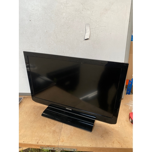 387 - Toshiba 32” LED TV - no remote - working order