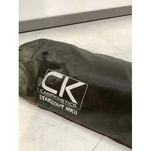 361 - CK carpkinetics stakeout mk11 fishing umbrella in bag