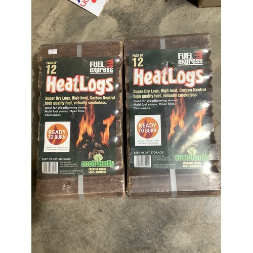 405 - 2x packs of 12 heat logs