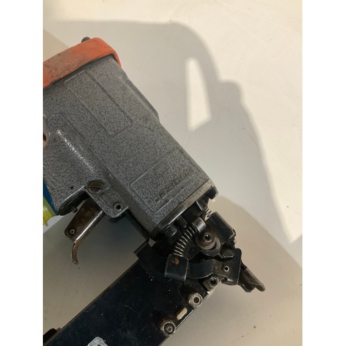 157 - Passlode staple gun and air line attachment and spare nails