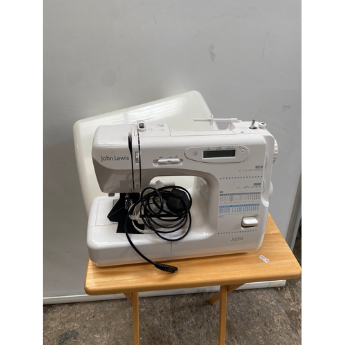 532 - John Lewis JL250 sewing machine with pedal