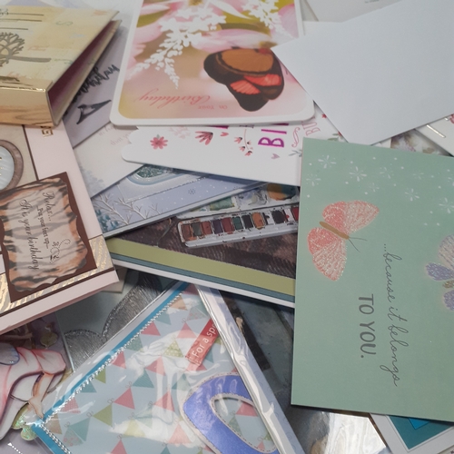 34 - Lots of greetings cards for various occasions. Some handmade with missing envelopes but lovely detai... 