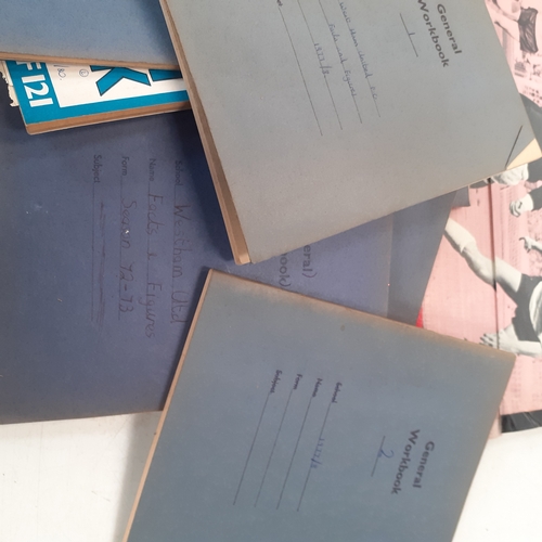 33 - Interesting lot. Handwritten records from 1972 to 1978 with detailed facts and figures from the foot... 