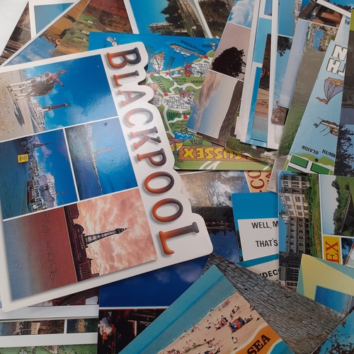 37 - Large quantity of postcards. Some may cause offence! Lots of good British vintage places/comedy. Maj... 