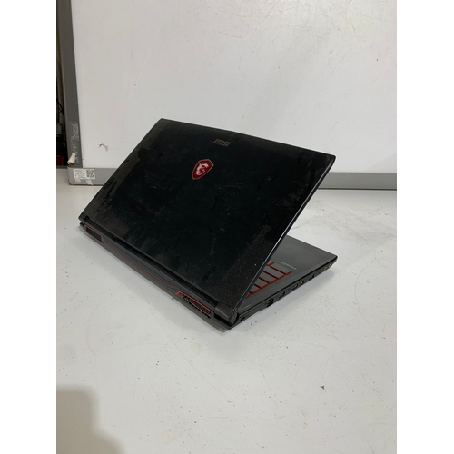 81 - MSI MS-16JB gaming laptop sold as spares