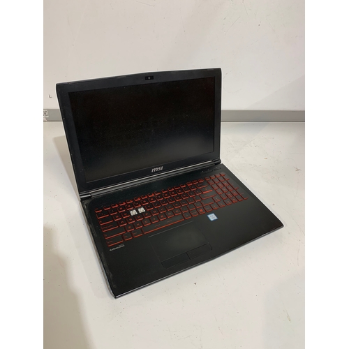 81 - MSI MS-16JB gaming laptop sold as spares