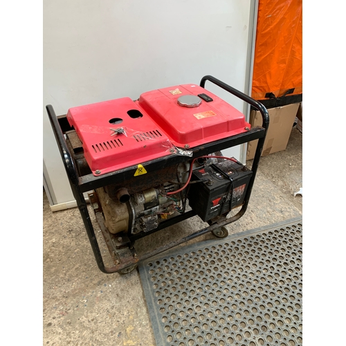 183 - Large diesel generator & welder - W190AE - with keys - does run