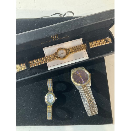 96 - Krug Baumen, Ingersoll & one other watches