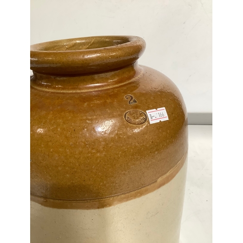 286 - Large stoneware Skey Tamworth jar vintage