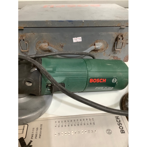 306 - Bosch angle grinder in Bosch case