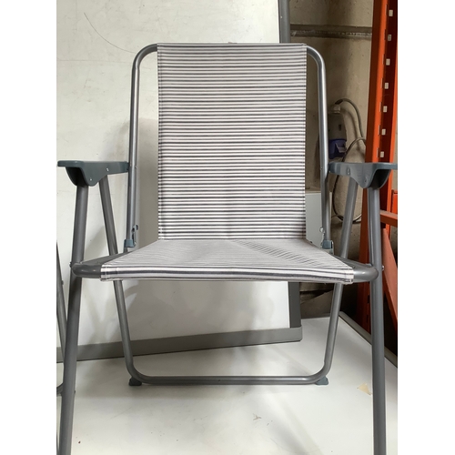 321 - 2 Habitat Deckchairs very clean condition