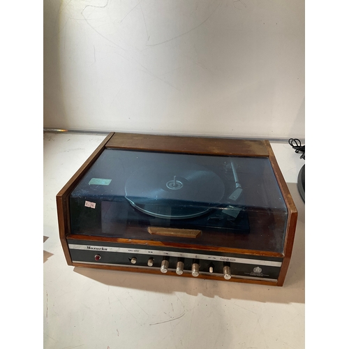 168 - Mazurka vintage record player untested