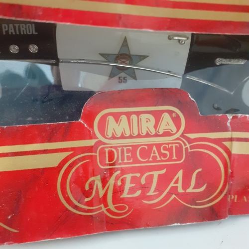 3 - Diecast Mira E/1:18 1955 Buick Century. Has not been removed from box but box is dusty and damaged f... 