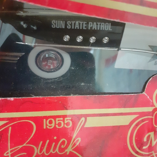 3 - Diecast Mira E/1:18 1955 Buick Century. Has not been removed from box but box is dusty and damaged f... 