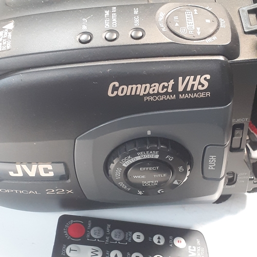 11 - Samsung and JVC Camcorders with Practica camera. Samsung - VP KBS and JVC GRAX840E with remote. Also... 