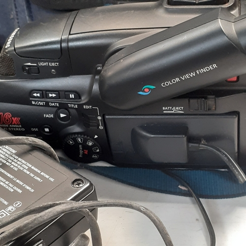 11 - Samsung and JVC Camcorders with Practica camera. Samsung - VP KBS and JVC GRAX840E with remote. Also... 