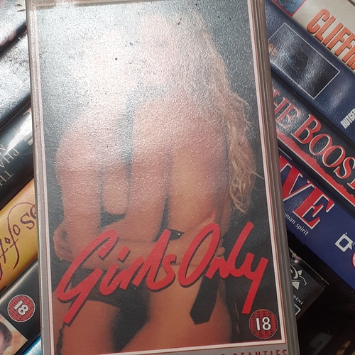 12 - A large quantity of VHS cassettes. Includes several box sets and an erotic girls only movie. Some du... 