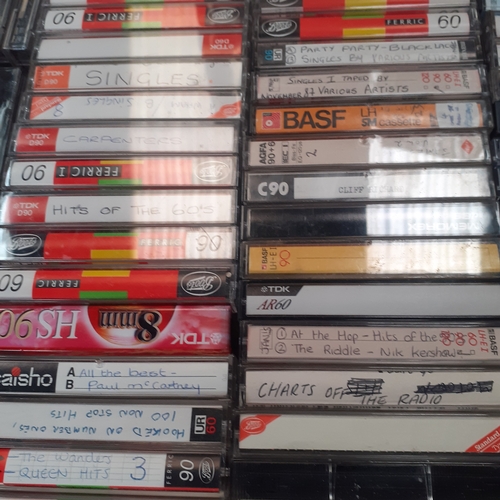 17 - Large collection of cassette tapes, cine film and reel to reel.